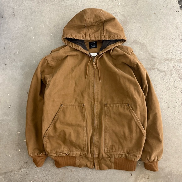 Lakin Mckey Other - Vintage Lakin Mckey Canvas Hooded w/Front Pockets Jacket Size XL
